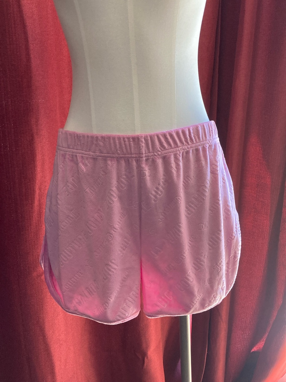 Juicy Couture Light Pink Embossed sleepwear Shorts